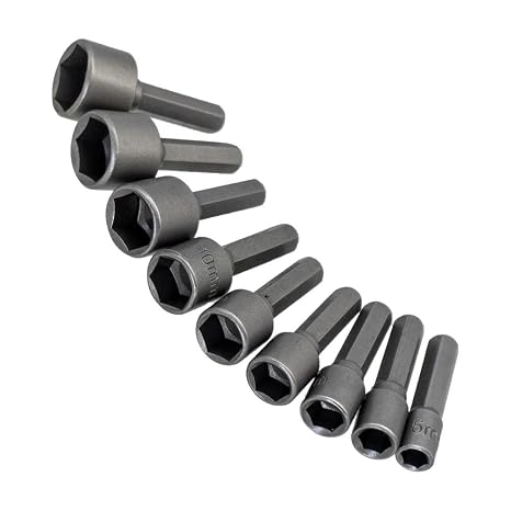 Master 530450 Bits Saplı Lokmalı Somun Adaptörü 5-13mm 9 Parça, MASTER.530450