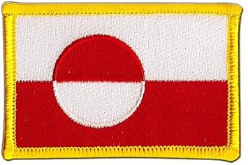 Greenland Flag Patch 8 x 6 cm