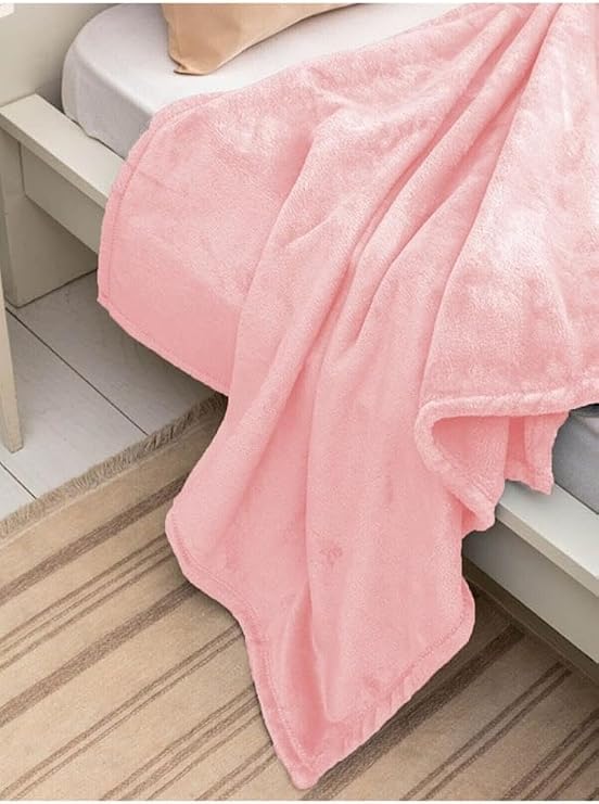 Mulberry Wellsoft TV Battaniyesi | Yumuşacık, Sıcak Tutan, Hafif ve Şık Koltuk Battaniyesi, Pembe, 100x170 cm,%100 Polyester