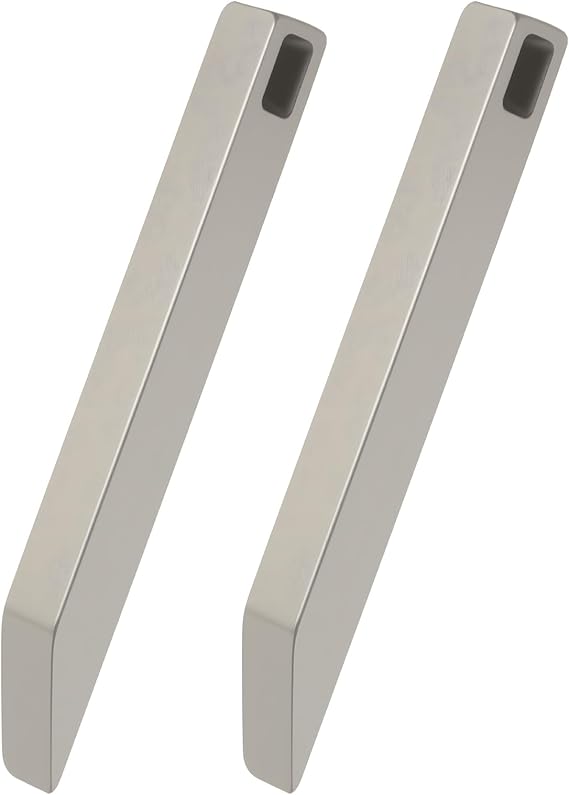 2 Pack Stainless Steel Pry Bar, Heavy Duty Mini EDC PryBar Tool, Minimalist Keychain Prybar Multitool for Everyday Carry, Pocket Key Chain Pry Tool for Scraping, Opening Boxes and Light Leverage