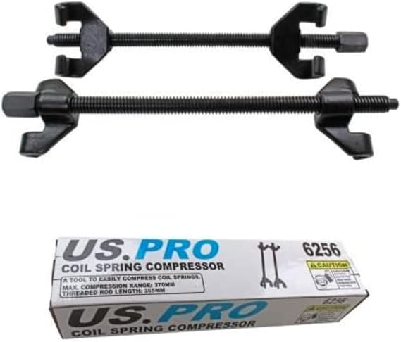 US PRO Heavy Duty Coil Spring Compressor 370mm 2pc Coil Spring Clamps 6256