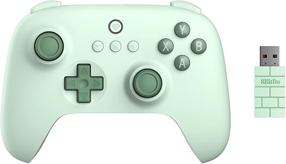 8BitDo Ultimate C 2.4G Green Wireless Controller Windows, Android ve Raspberry Pi ile uyumlu