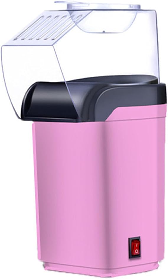 Small One Click Popcorn Maker is convenient and efficient, even watching movies.One click quick OD capabilities ABS, Pink