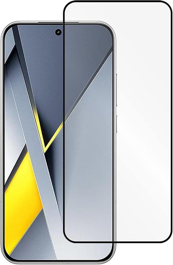 Microcase Xiaomi Poco F8 Pro Tam Kaplayan Çerçeveli Tempered Ekran Koruyucu -AL3276