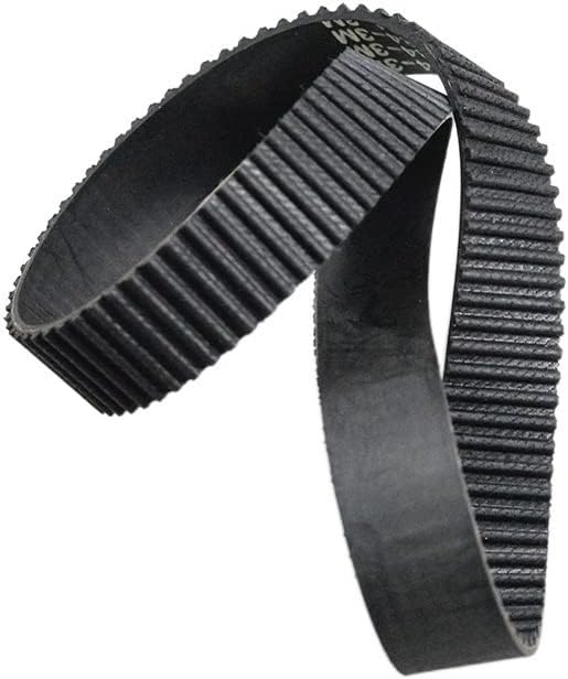 1PC Arc HTD 3M Timing Belt C=366 369 375 378 381 384 390 393 396 399 Width 6/9/10/12/15/20mm Rubber Closed Loop Synchronous Pitch 3mm (Size : 3M 375(Teeth125), Color : 10mm)