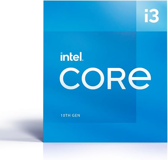 Intel® Core™ i3-10100 Desktop Processor 4 Cores up to 4.3 GHz LGA1200 (Intel® 400 Series chipset) 65W