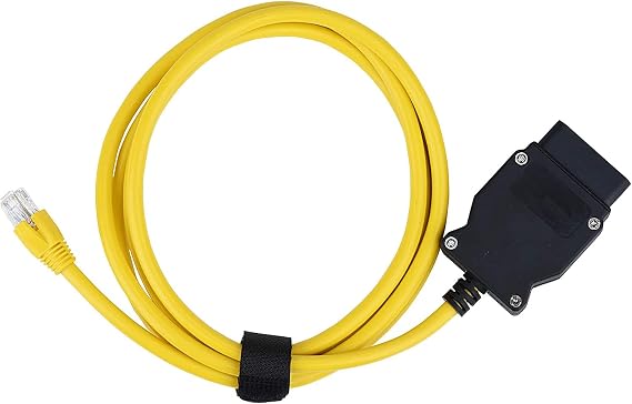 Ethernet to OBD Interface Cable ICOM Coding F-Series for BMW ENET 2M Ethernet Cable Adapter for OBDII RJ45 Ethernet Connector Tools