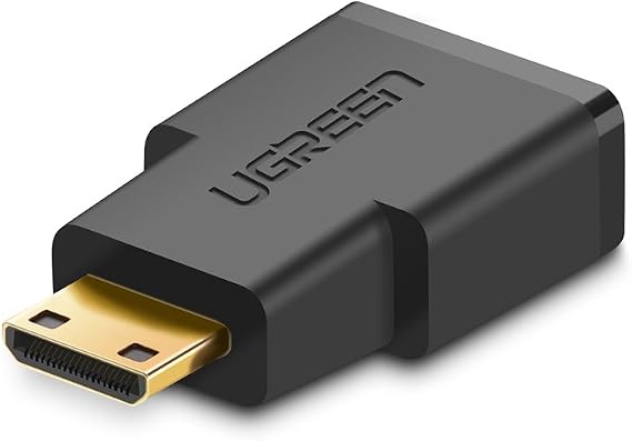 Ugreen Mini HDMI to HDMI Dönüştürücü Adaptör Siyah