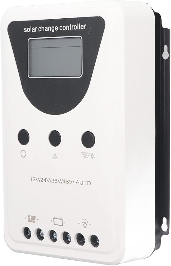 Solar Charge Controller Solar Panel Controller MPPT Automatic Detection System Protection Safe Charge Controller for Solar Panels (80A)
