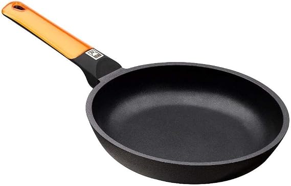 BRA Efficient Orange | 11" Frying Pan, Cast Aluminum with Non-Stick