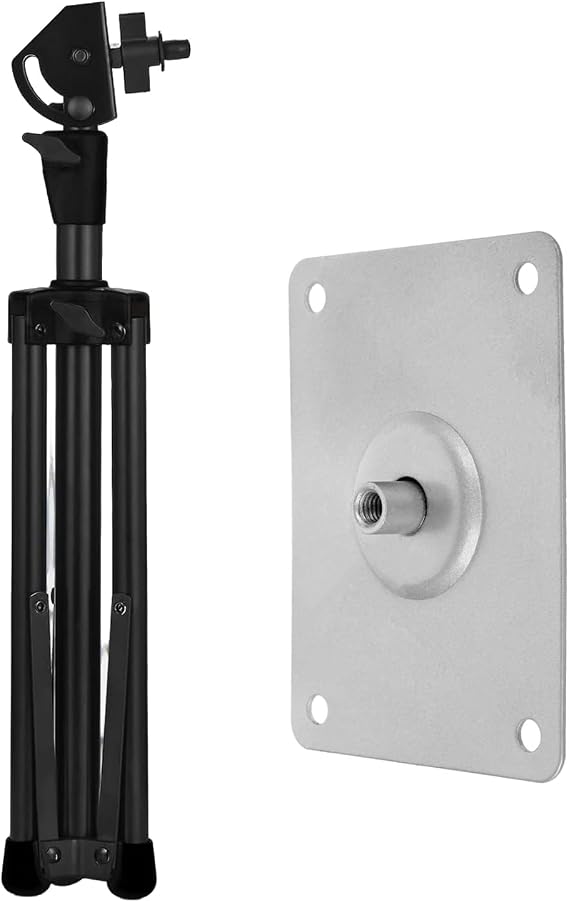 Drum Pad Stand - Adjustable Percussion Pad Holder, Foldable Snare Drum Rack, Non-Slip Tripod Stand, Lightweight Drumming Mount for Training, Travel, Home School, Rehearsal Studio, Performance Setups