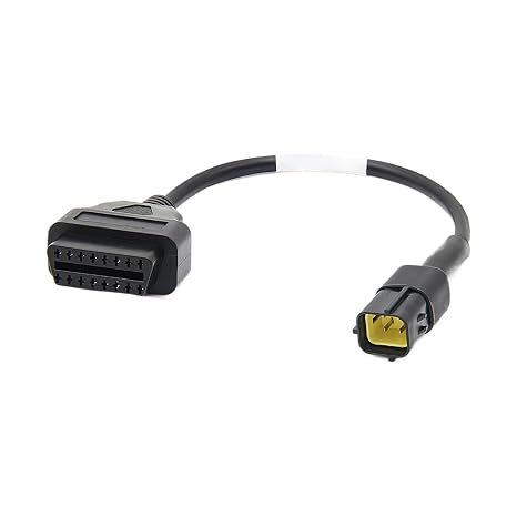 Car Obd2 Adapter – Scan Cable, Diagnostic Cord | Flexible Automotive Connector, Engine Code Reader Extension for Suvs Trucks Motorbikes Agricultural Equipment Workshop Garage Mechanic Repairs