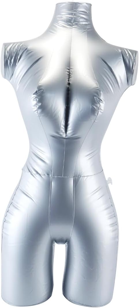 Alide Mannequin Model Display Stand,Female Mannequin Flexible Half Human Body Tool,Compact Portable Women's Clothing Display Stand,Dummy Torso Model