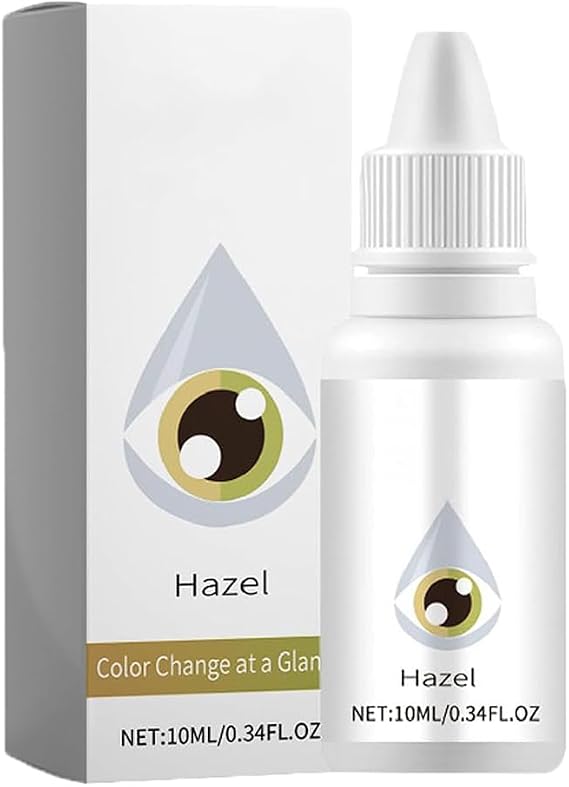 Eye Color Changing Drops, Advanced Lighten Eyes Liquid, Reusable Brighten Eyes Color Drops, Multi-Purpose Lighten-Looking Tint Liquid, for Instant Eyes Refresh (Light Brown)