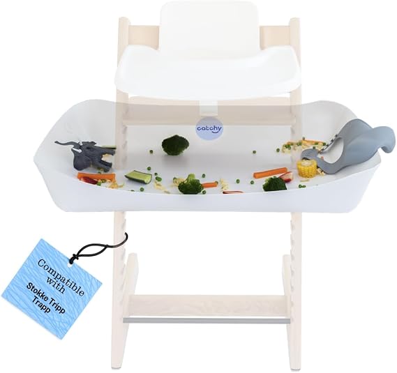 CATCHY - High Chair Food Catcher - Compatible with Stokke Tripp Trapp