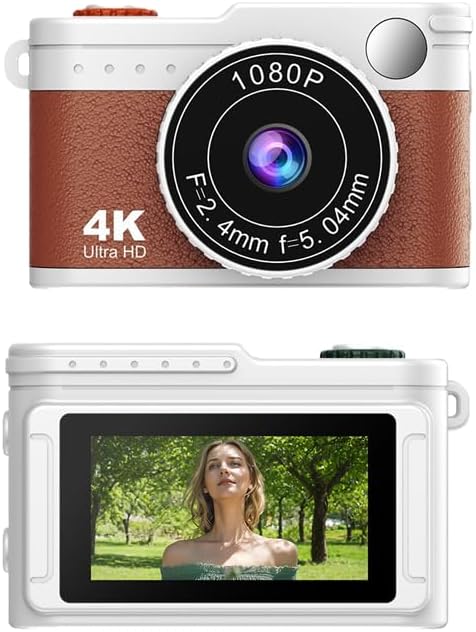 Retro Mini Dijital Kamera 1080P HD Çocuk Kamerası 0.96” Ekranlı Taşınabilir Anahtarlık Kamera LED Flaşlı Eğlenceli Video Kamera