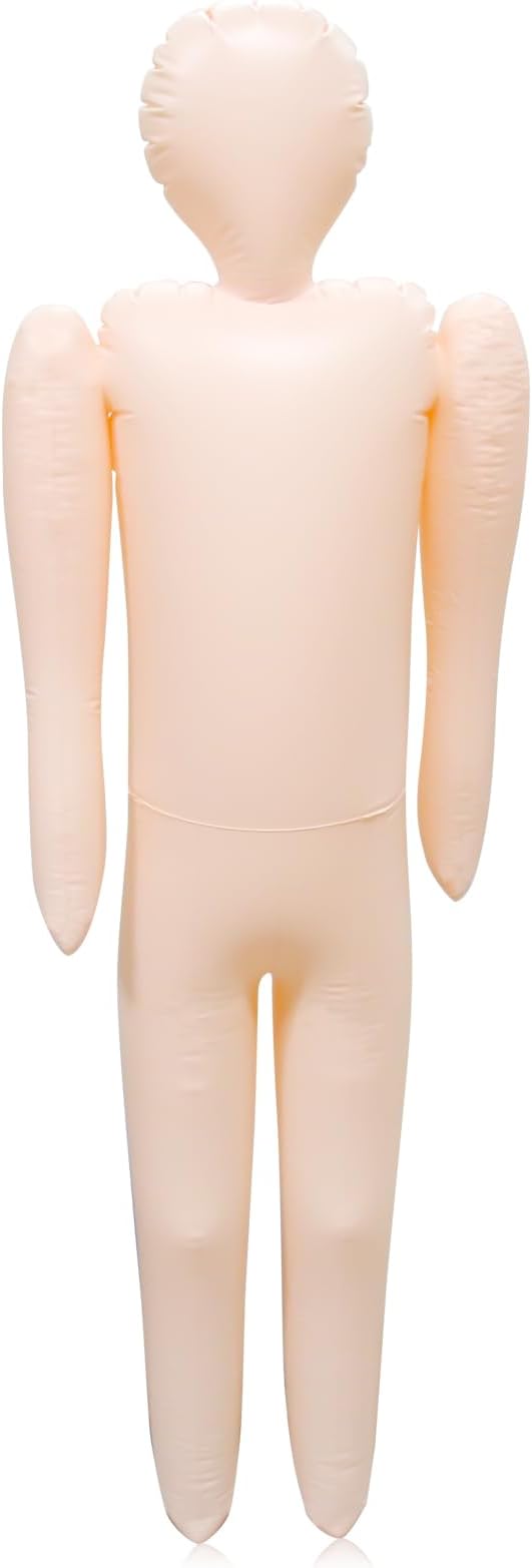 Full Size Inflatable Body Mannequin, Dead Body Halloween Prop Halloween Yard Decorations, Inflatable Dummy Dead Body Prop to Dress Up & Costume Display for Halloween Inflatables Outdoor Decorations