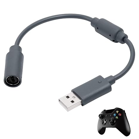 USB Breakaway Cable Compatible for Logitech G920 G923 G27 G29, Ferrari 458 Spider Racing Wheel Cord, Guitar Hero, Xbox USB Plug (Grey)