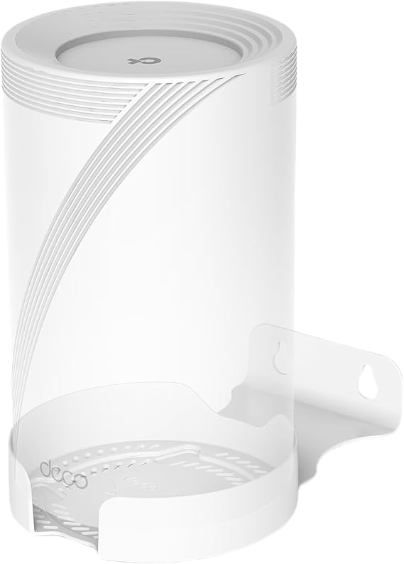 Stand Compatible with TP Link Deco BE75 / BE85 / BE95 Mesh WiFi 7 System-Simple and Sturdy Wall Mount Stand Bracket TP Link Deco BE75 / BE85 / BE95 Bracket with Cable Management(White,1Pack)
