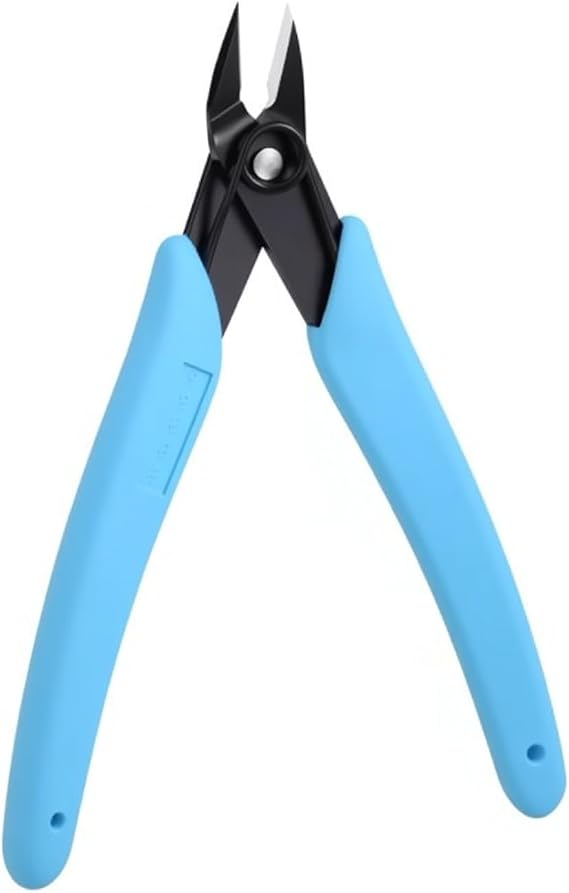 Micro Wire Cutters Small Wire Snips Precision Side Cutting Pliers Flush Cutter Cable Cutter Cutting Cable Tie Cutters for Electrical Homes Craft DIY Jewelry 3D Print