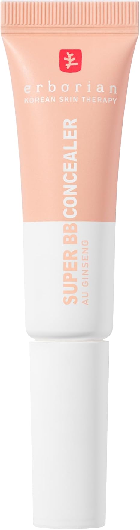 Erborian - Super BB CONCEALER - High coverage concealer enriched with Niacinamide and SPF 25 - Moisturizing eye corrector, natural finish - Korean Cosmetic