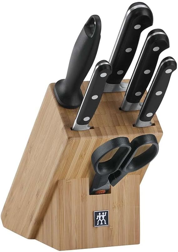 Zwilling 7 Parça Blok Bıçak Seti - Bambu Bloklu