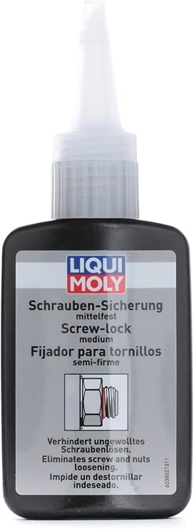 Liqui Moly Orta Mukavemetli Diş Kilitleyicisi 50 g Otomotiv Bakım Ürünü