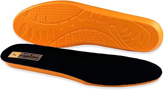 Black Deer Hyper Boost Technology X30 Soft Comfort Siyah-Turuncu Ergonomik Tabanlık Turuncu Siyah 36-37