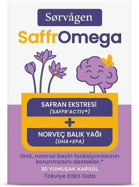 Sorvagen SaffrOmega Safran ve Omega3 30 Yumuşak Kapsül