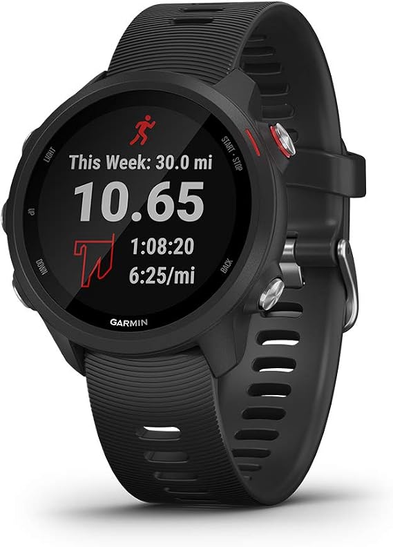 Garmin Forerunner 245 Music GPS Running Smartwatch with Music and Advanced Dynamics, Black (Renewed)
