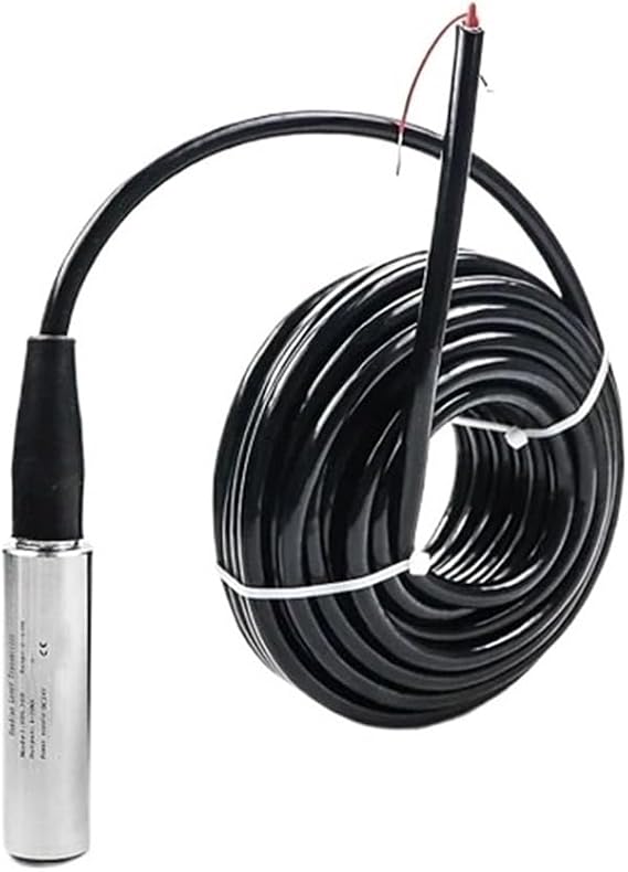 4-20mA Liquid Capacitance Hydraulic Oil Water Level Sensor 5V 100m 0-10V