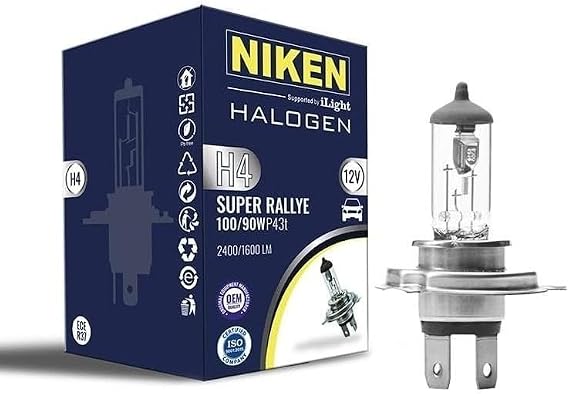 Niken 12V H4 100W/90W Halojen Ampul P43T