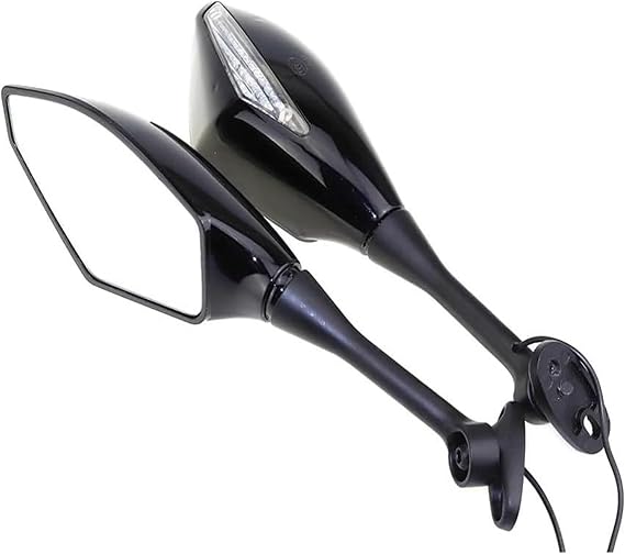 Motorcycle Side For CBR1000RR CBR 1000 RR CBR600RR CBR250R CBR500R 2004-2007 Motorcycle Rear View Side Mirrors Motorbike Mirrors(Black)