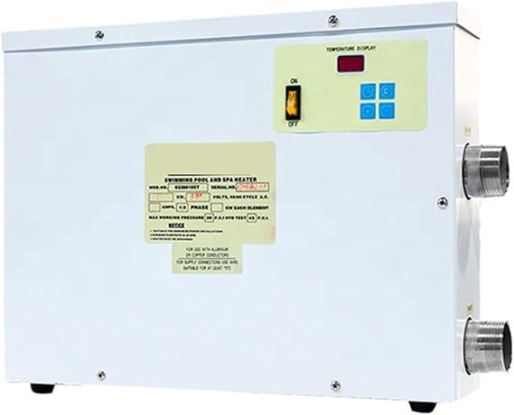 15KW Electric Pool Heat Pump High Efficiency Swimming Pool Heater For Residential Swimming Pool Water Spa Fast and Efficient(15KW)