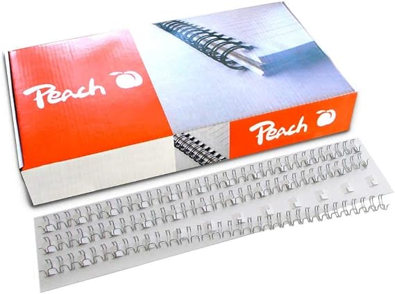 Peach PW064-01 6mm Wire Binding Combs - Silver
