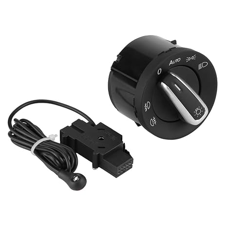 Car Headlight Switch, Auto Light Switch Car Auto Headlight Switch Control & Sensor Moduel for MK5 MK6 B6 3C mk6 auto headlight switch