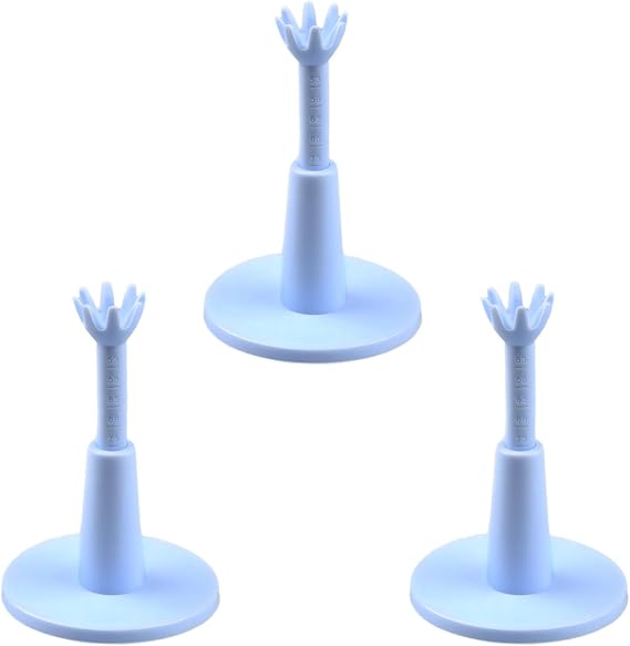3PCS Adjustable Rubber Golf Tee for Driving Range Mats, Height Adjustable Tee Holder for Practice Mat Training, Reusable Swing Training Accessory for Indoor Outdoor Use