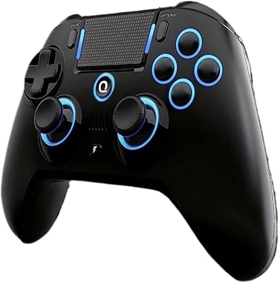 PC Controller Compatible with Motion Control Compatible with QR&D Sp&ar&k N5 Wireless Controller PS5 PS4 PS3 Compatible with IOS Android PC Full Effect 9 Color LED Light Vibration Effect PS4 Gamepad QRD Spark N5
