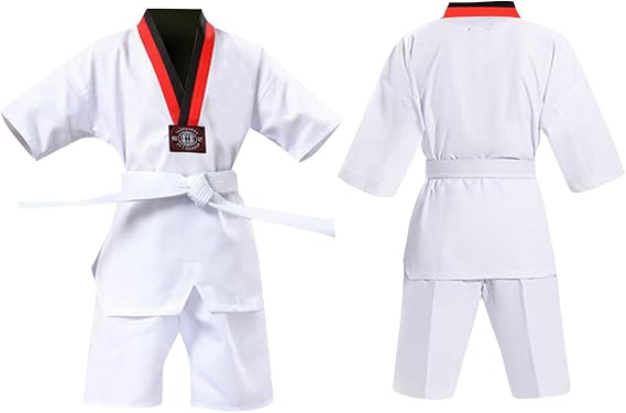 Personalized Karate Gi with Custom Own Your Design,Taekwondo Uniform for Adults & Kids Free White Belt Lightweight Training Suit for Karate, Judo & Martial Arts