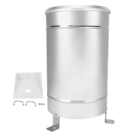Rain Sensor Stainless Steel Simple Tipping Bucket Rain Gauge Rainfall Measurement Monitoring Tool