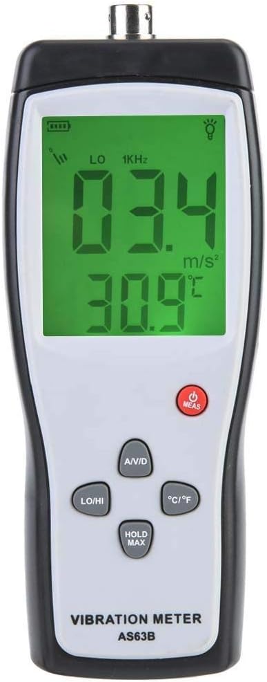 SEAFRONT AS63B LCD Vibration Tester Meter Vibrometer Gauge Analyzer Vibration Tester