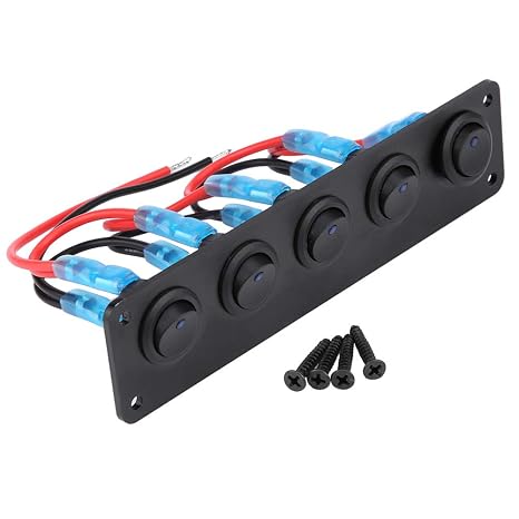 Rocker switch panel.