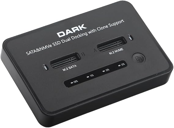Dark M.2 NVMe & SATA SSD Klon Destekli Disk İstasyonu (DK-AC-DSDM2C)