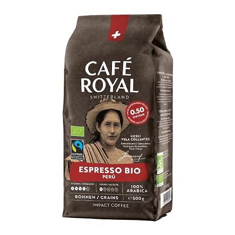 Café Royal Organic Espresso Peru - 500 g Beans