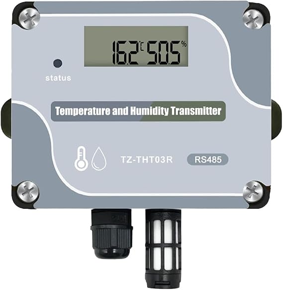 RS485 Temperature Humidity Sensor Modbus RTU Temp Sensor Digital Industrial Temp and Humidity Transmitter Wall Mounted