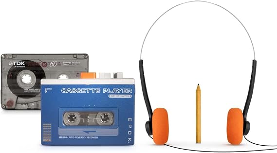 Lettore di cassette - BIGBEN - Bluetooth - REWIND+ Blue