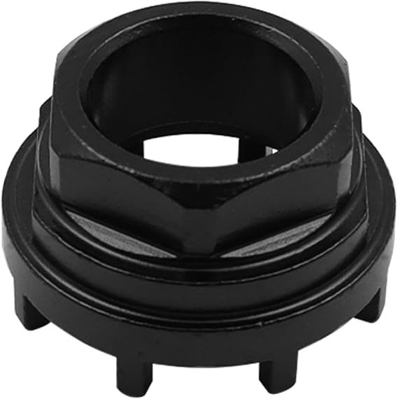 Bicycle Lock Ring Tool, Bicycle Bottom Bracket Tool with 8 Teeth Locking Ring, Compatible with Shimano SRAM ISIS 8-Level Inner Bearing Shells(Black)