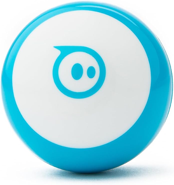 Sphero Mini Blue Coding Robot Ball for Kids | Fun STEM & AI Learning and Gaming | For Ages 8+ | Tabletop Friendly