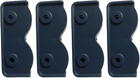 Tent Bracket For Supporting Tent, Tent Spare Parts Rectangular Bracket Black Gazebo Replacement Parts, Set Of 4 Replacement Connector Brackets For Stability