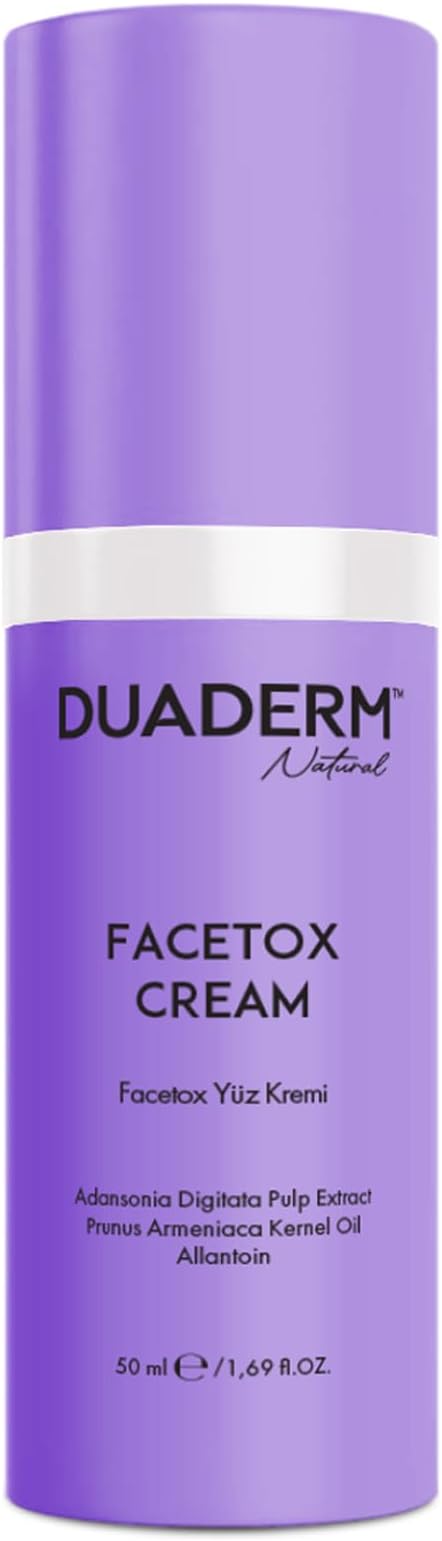Duaderm Yaşlanma Karşıtı ve Nemlendirici Facetox Yüz Kremi, 50 ml